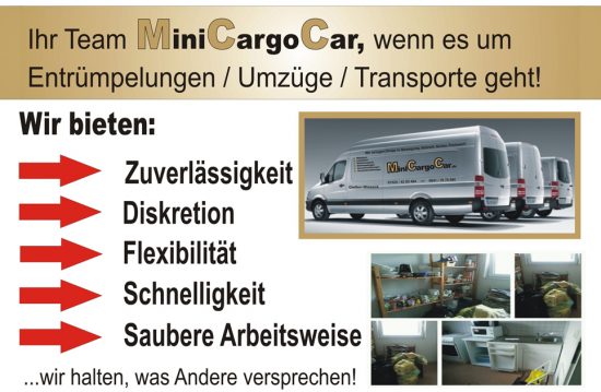 Haushaltsauflösungen | Entrümpelungen – MiniCargoCar