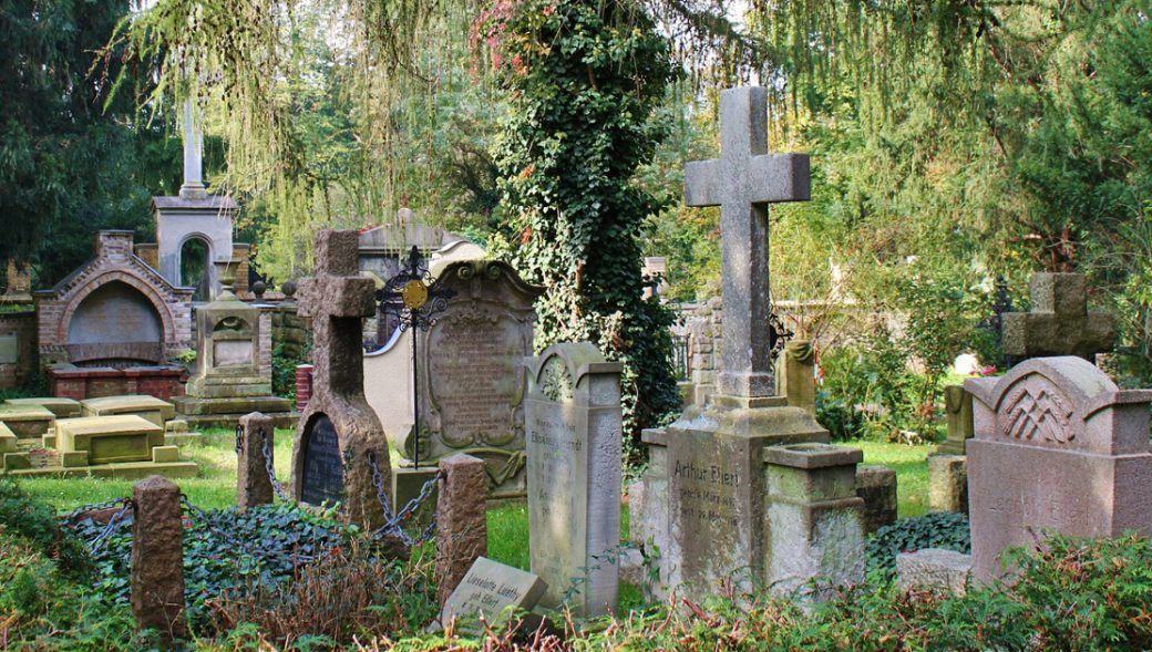 Der Friedhof Birkach in Stuttgart