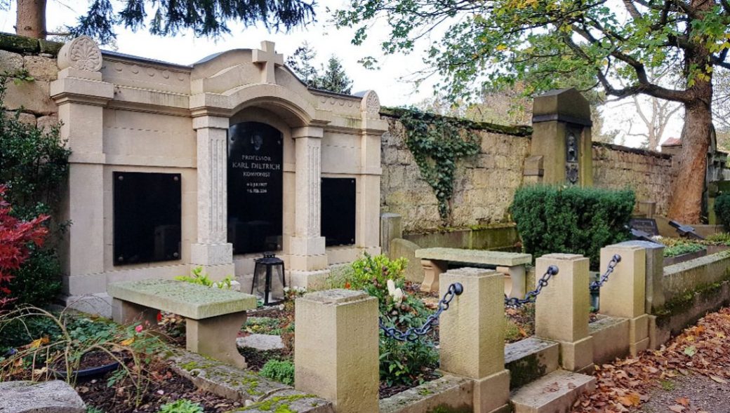 Der Friedhof Kaltental in Stuttgart-Süd