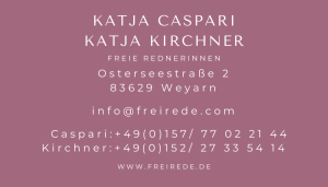 Trauerrednerin Katja Caspari und Katja Kirchner in 83629 Weyarn